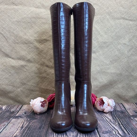 Giani Bernini Dark Brown Adonnys Dress Boots 10M - Picture 3 of 8